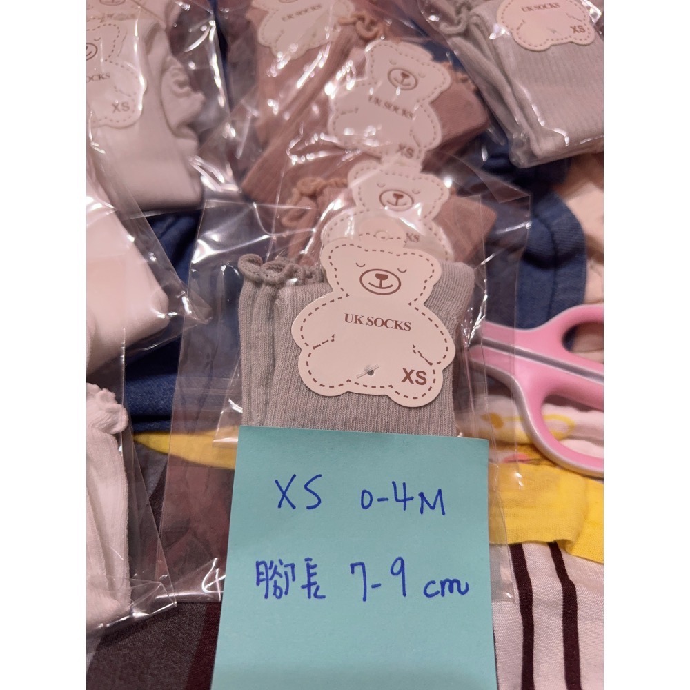 0m-3歲 不勒腿木耳邊上膝襪-規格圖4
