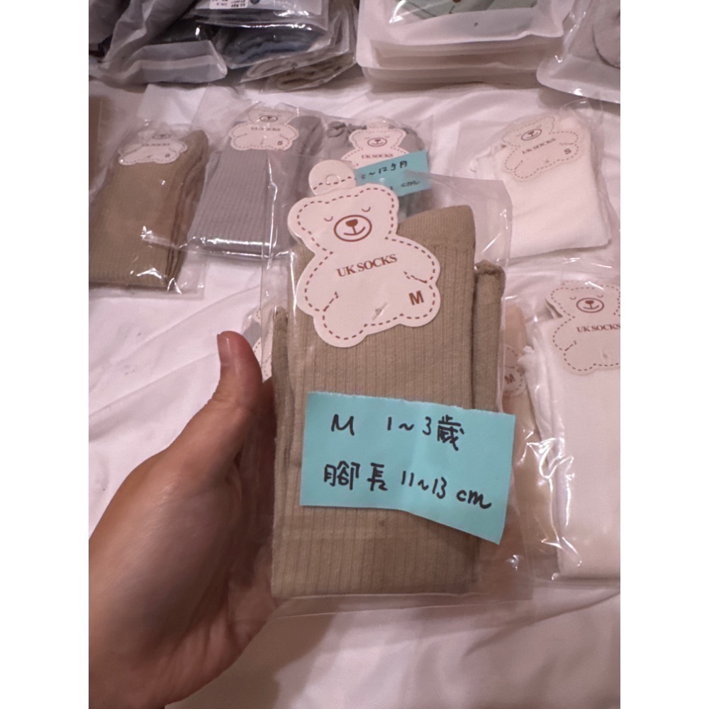 0m-3歲 不勒腿木耳邊上膝襪-規格圖4
