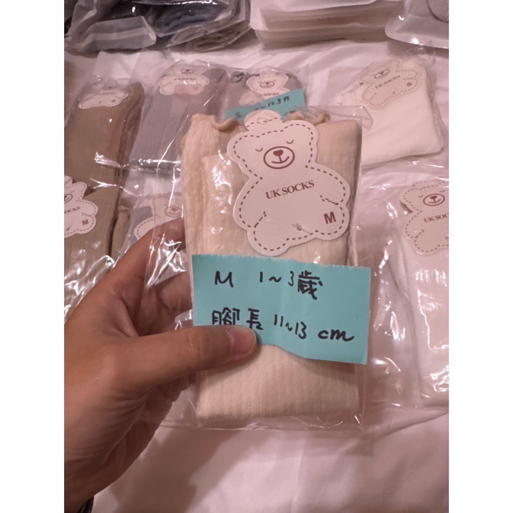 0m-3歲 不勒腿木耳邊上膝襪-規格圖4