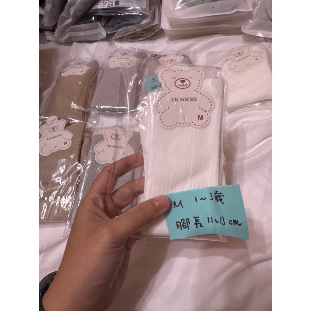 0m-3歲 不勒腿木耳邊上膝襪-規格圖4