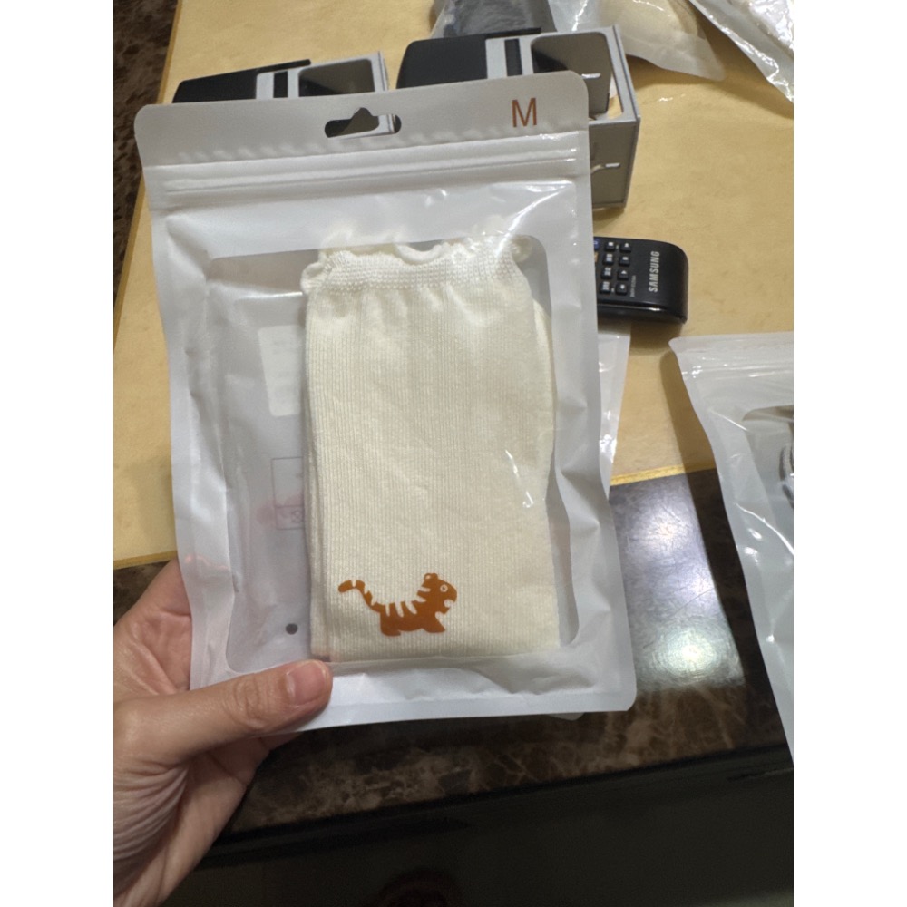 6-12m 不勒腿加厚加絨過膝襪-規格圖3