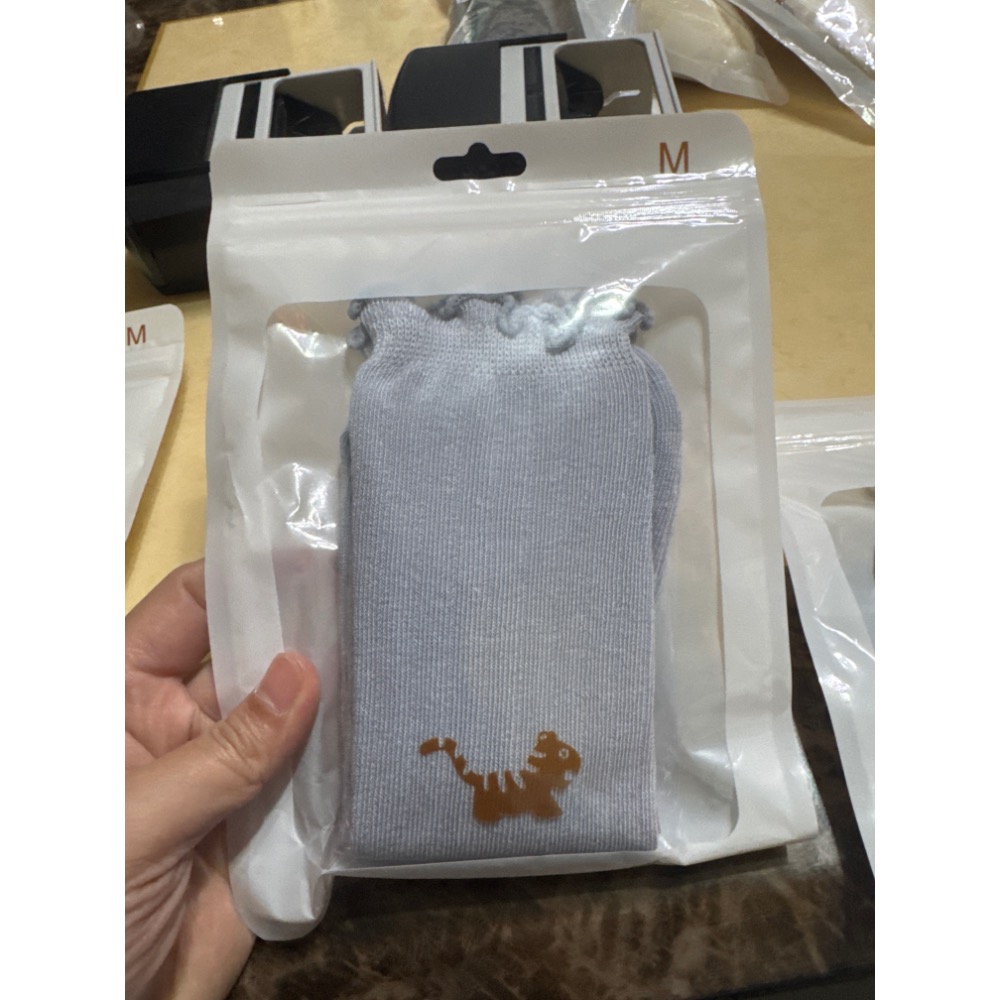 6-12m 不勒腿加厚加絨過膝襪-規格圖3