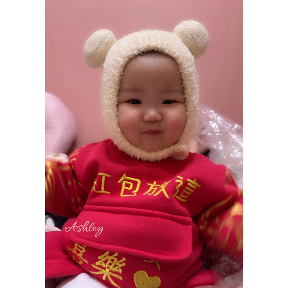 秋冬寶寶親膚護耳帽 #27122-細節圖4