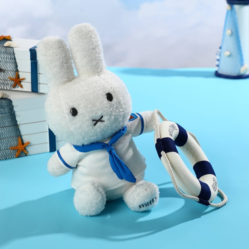 【MIFFY】海軍風玩偶 玩偶 米飛玩偶 陪睡玩偶-細節圖4