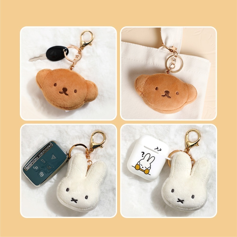 【MIFFY】2D鑰匙圈 米飛鑰匙圈-細節圖3