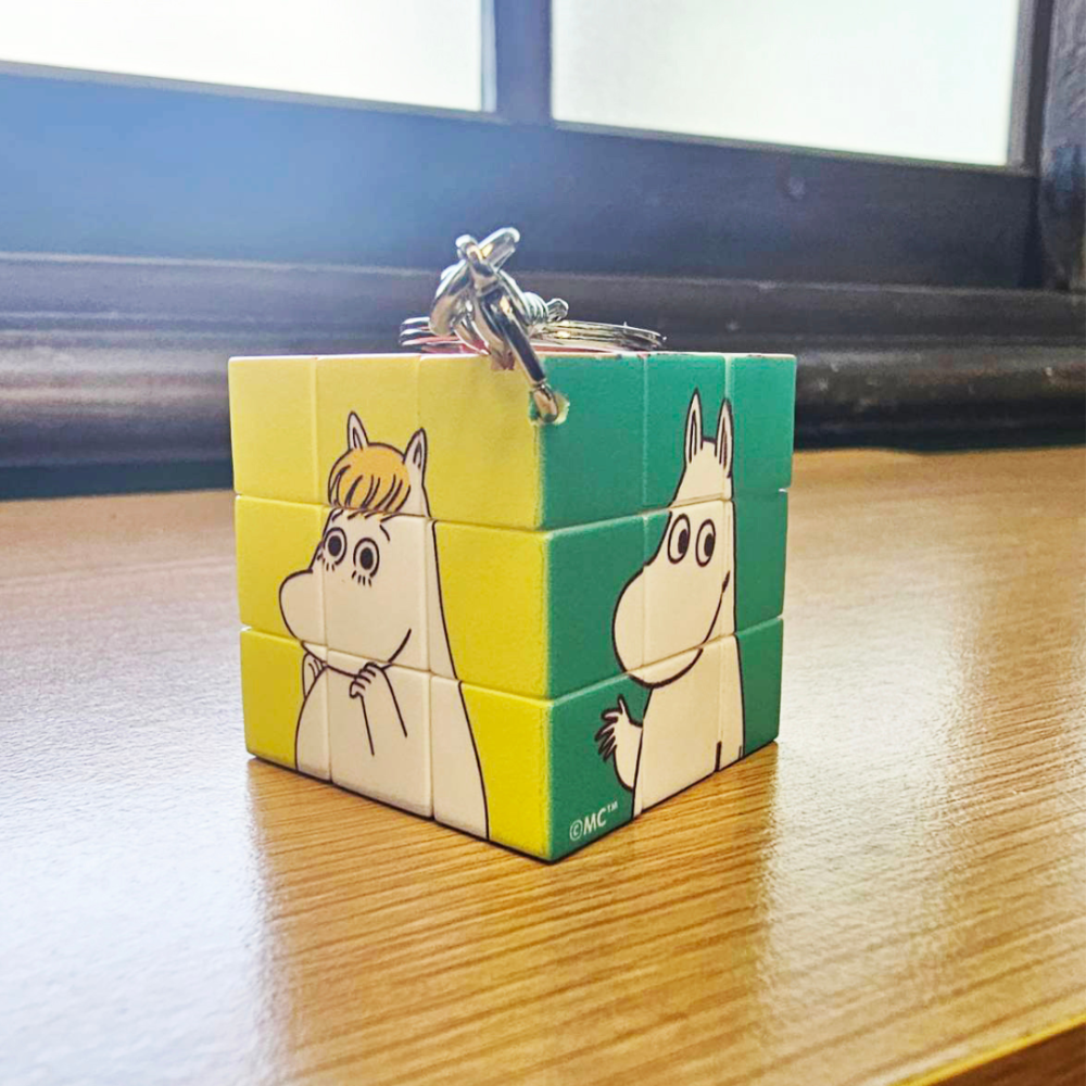 【MOOMIN】魔術方塊鑰匙圈 鑰匙圈 魔術方塊 益智遊戲 方塊-細節圖5