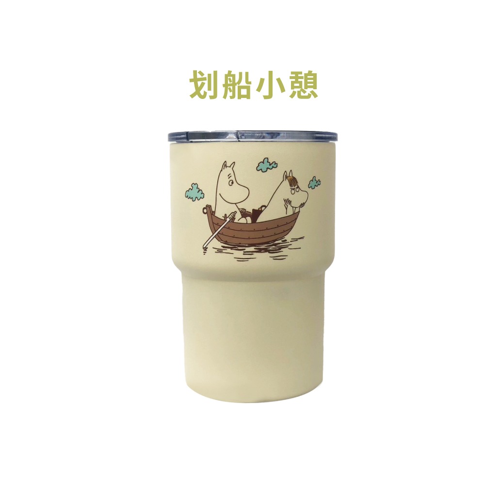 【MOOMIN】500ML 冰壩杯 保冰杯 保溫杯 咖啡杯 隨行杯 杯子 水杯-規格圖5