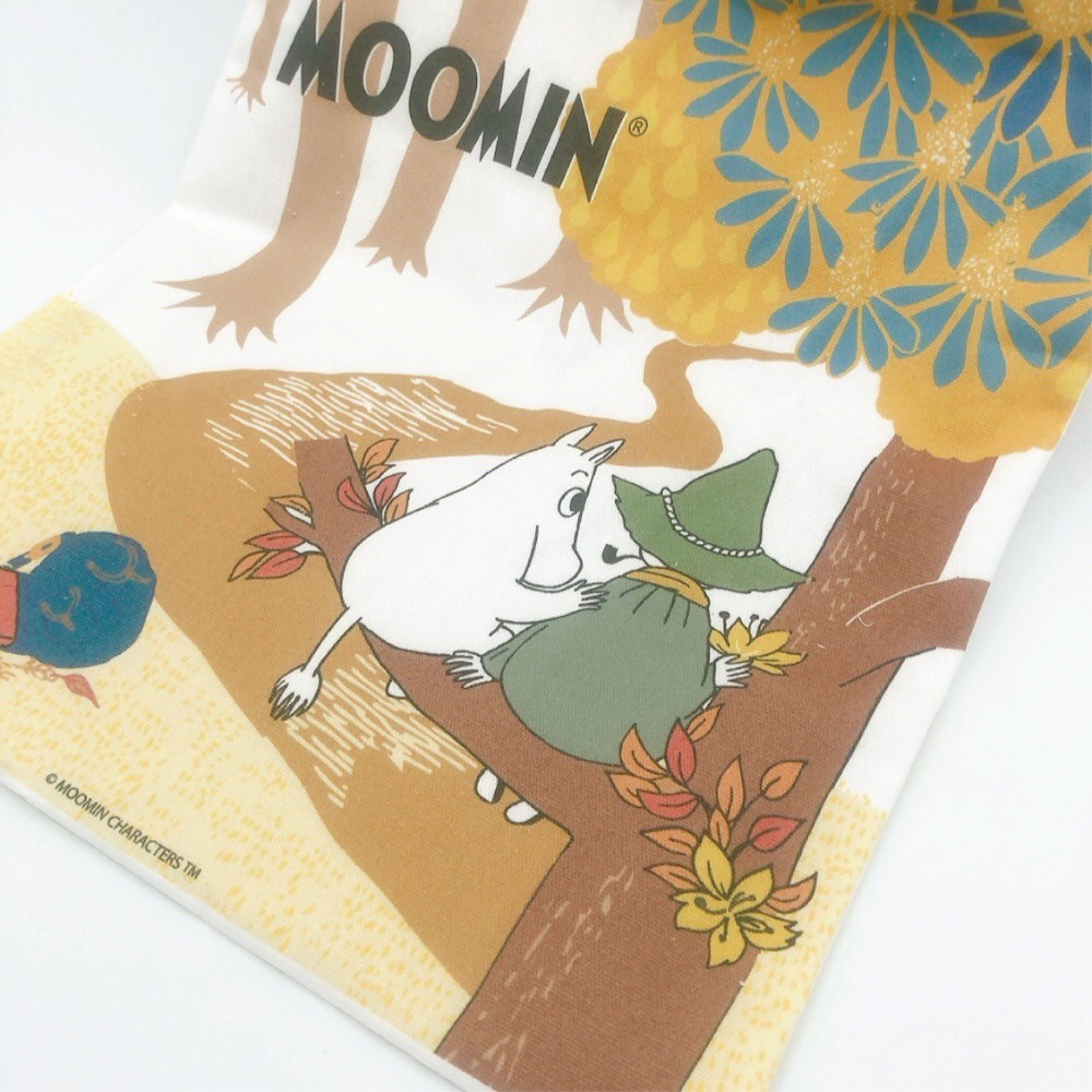 【MOOMIN】談心時刻 手提購物包 購物袋 手提包 側肩包 帆布包-細節圖3