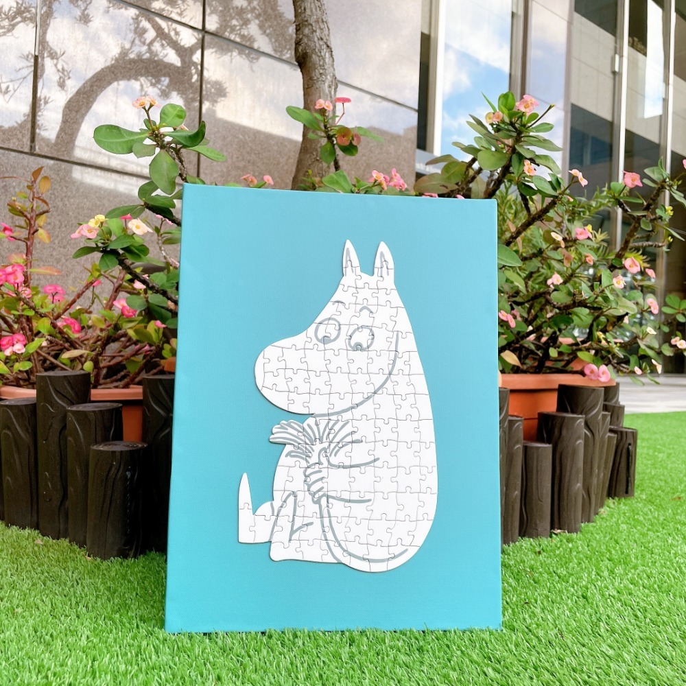 【MOOMIN】小美拼圖 姆明拼圖 造型拼圖 益智拼圖 拼圖 玩具 拼圖桌遊 無框畫 拼圖展示畫-規格圖6