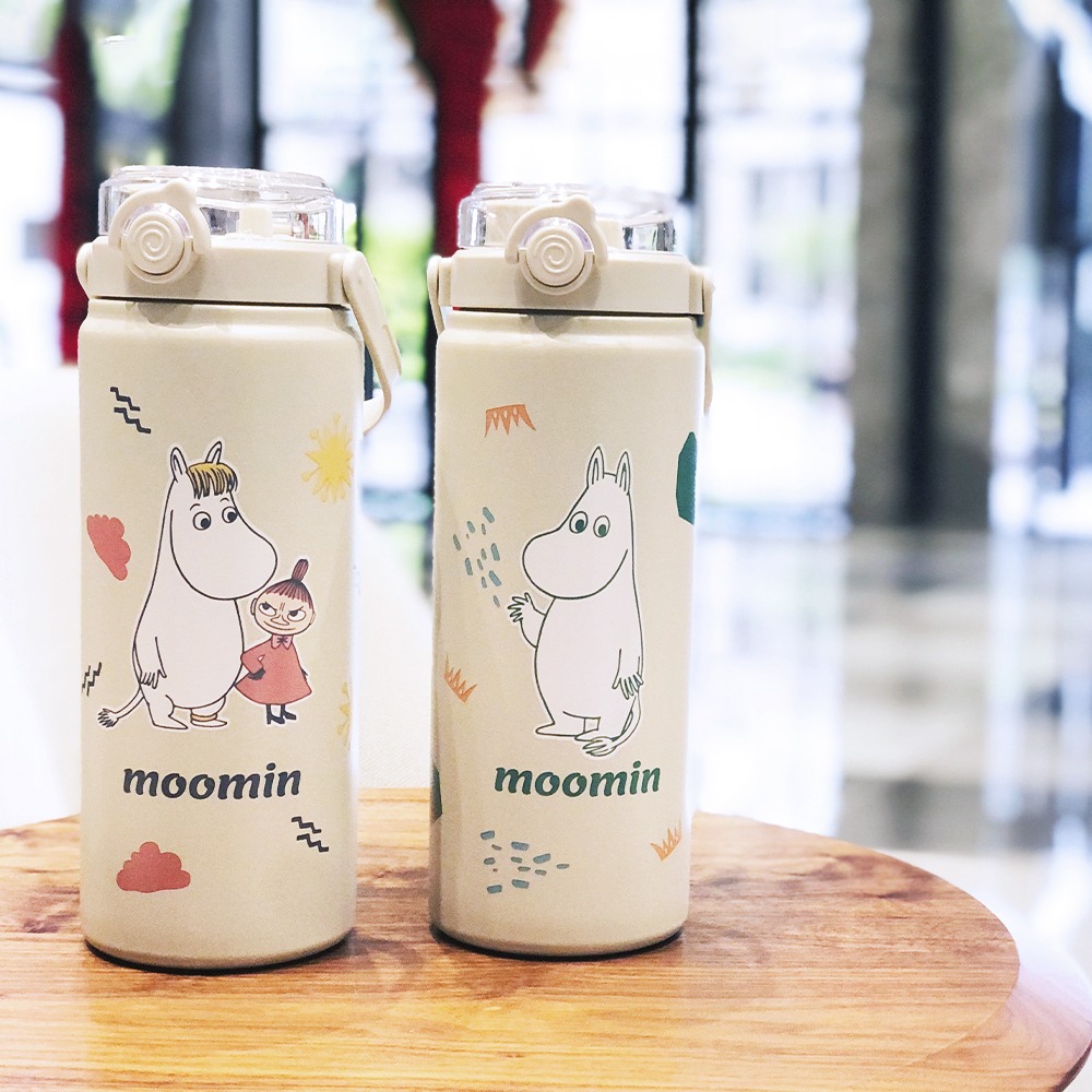 【MOOMIN】手提大容量保溫壺 保溫壺 保溫杯 大容量保溫杯 1200ML 保溫 雙飲保溫壺-細節圖2