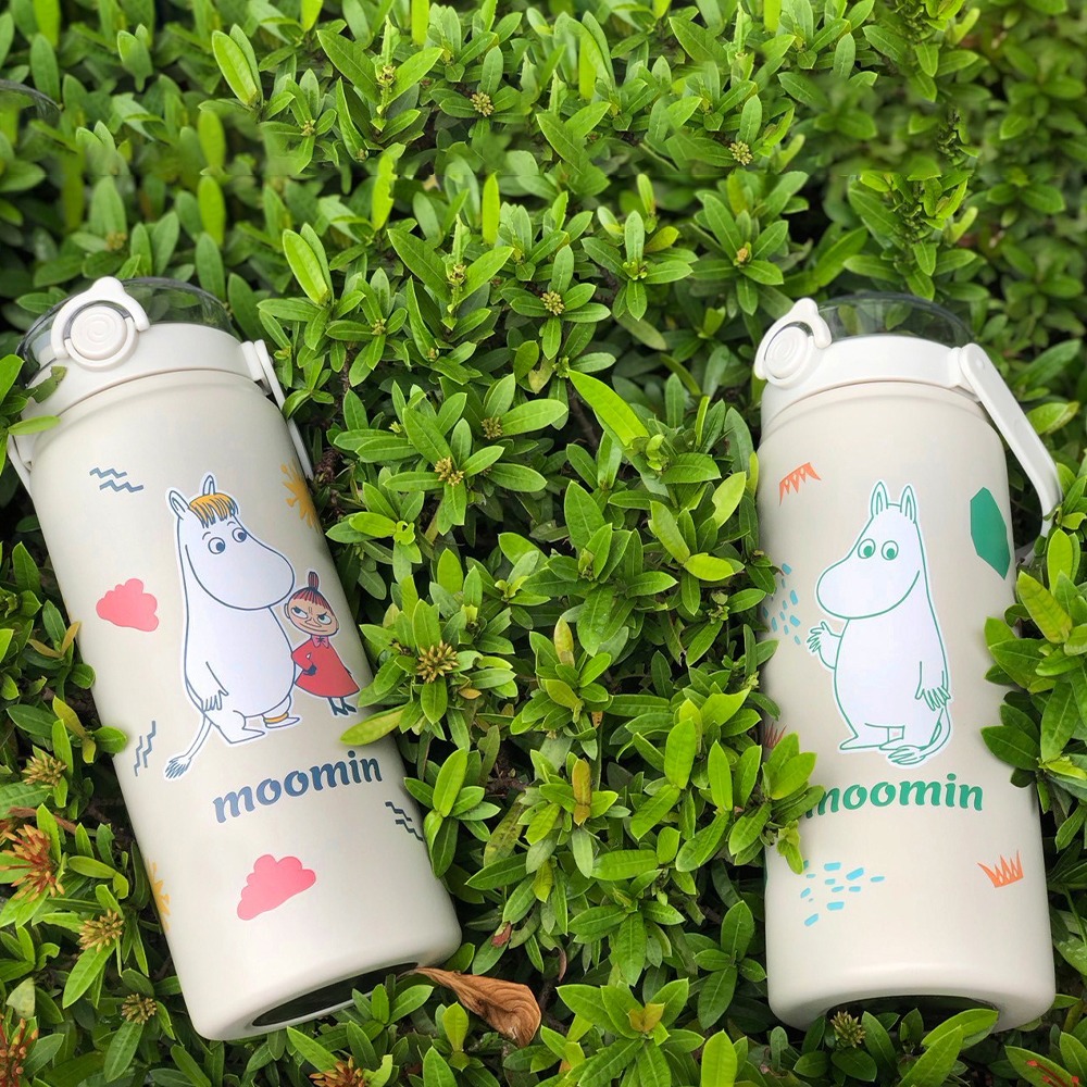 【MOOMIN】手提大容量保溫壺 保溫壺 保溫杯 大容量保溫杯 1200ML 保溫 雙飲保溫壺-細節圖6