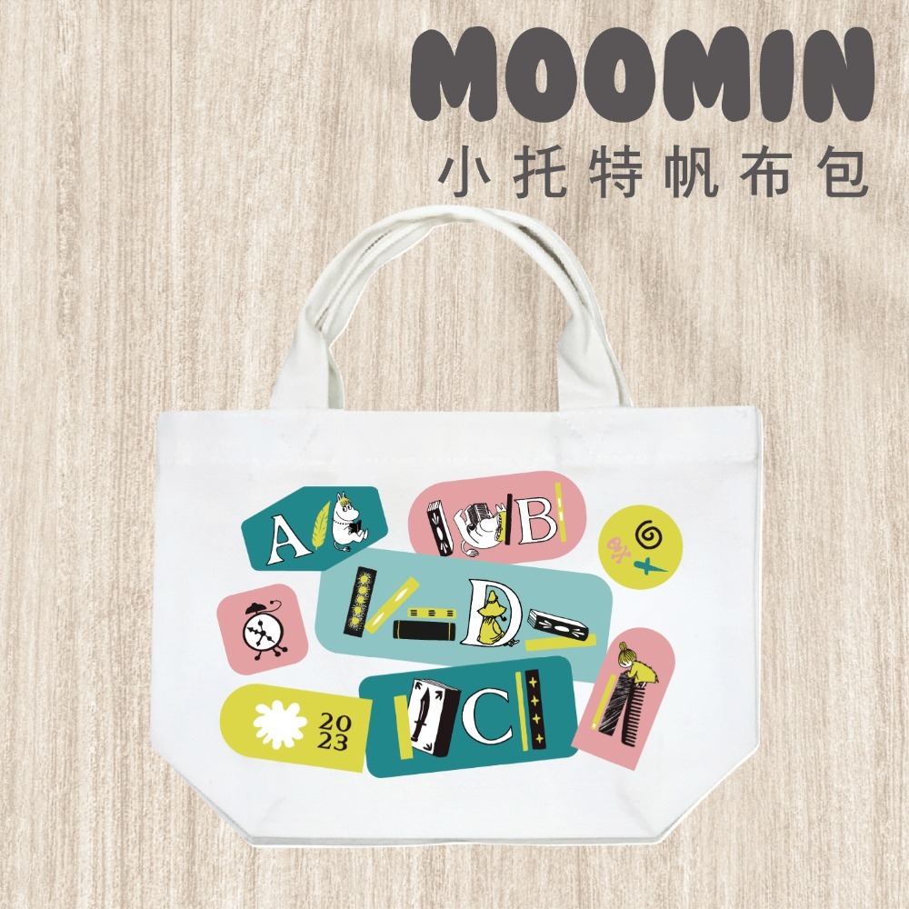 【moomin】托特包 帆布包 手提包 純棉手提包 帆布手提包 包包 小包 包袋-規格圖5