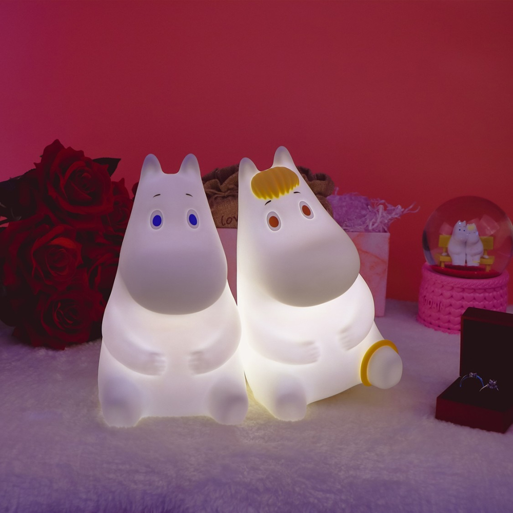 【MOOMIN】矽膠夜燈 姆明 歌妮 造型燈 13cm 22cm 造型夜燈 姆明夜燈 小夜燈 燈 夜燈 柔軟夜燈-細節圖2