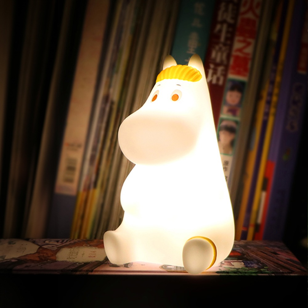 【MOOMIN】矽膠夜燈 姆明 歌妮 造型燈 13cm 22cm 造型夜燈 姆明夜燈 小夜燈 燈 夜燈 柔軟夜燈-細節圖6