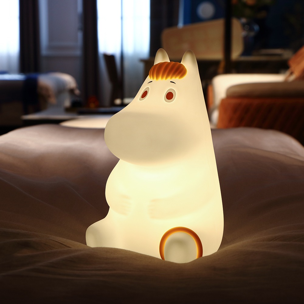 【MOOMIN】矽膠夜燈 姆明 歌妮 造型燈 13cm 22cm 造型夜燈 姆明夜燈 小夜燈 燈 夜燈 柔軟夜燈-細節圖7