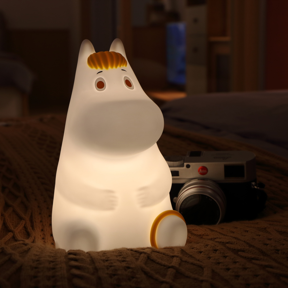 【MOOMIN】矽膠夜燈 姆明 歌妮 造型燈 13cm 22cm 造型夜燈 姆明夜燈 小夜燈 燈 夜燈 柔軟夜燈-細節圖8