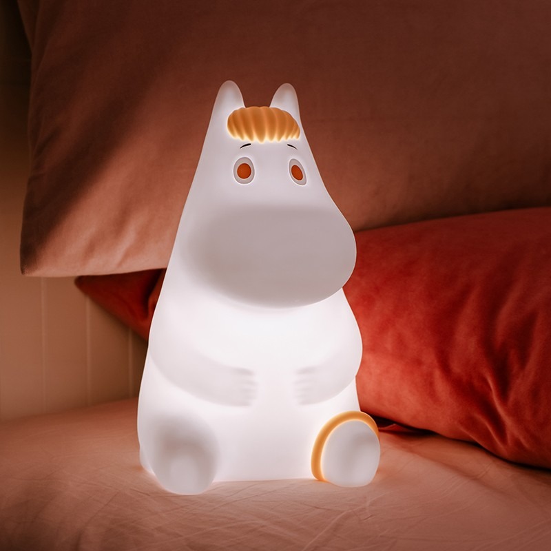 【MOOMIN】矽膠夜燈 姆明 歌妮 造型燈 13cm 22cm 造型夜燈 姆明夜燈 小夜燈 燈 夜燈 柔軟夜燈-細節圖9