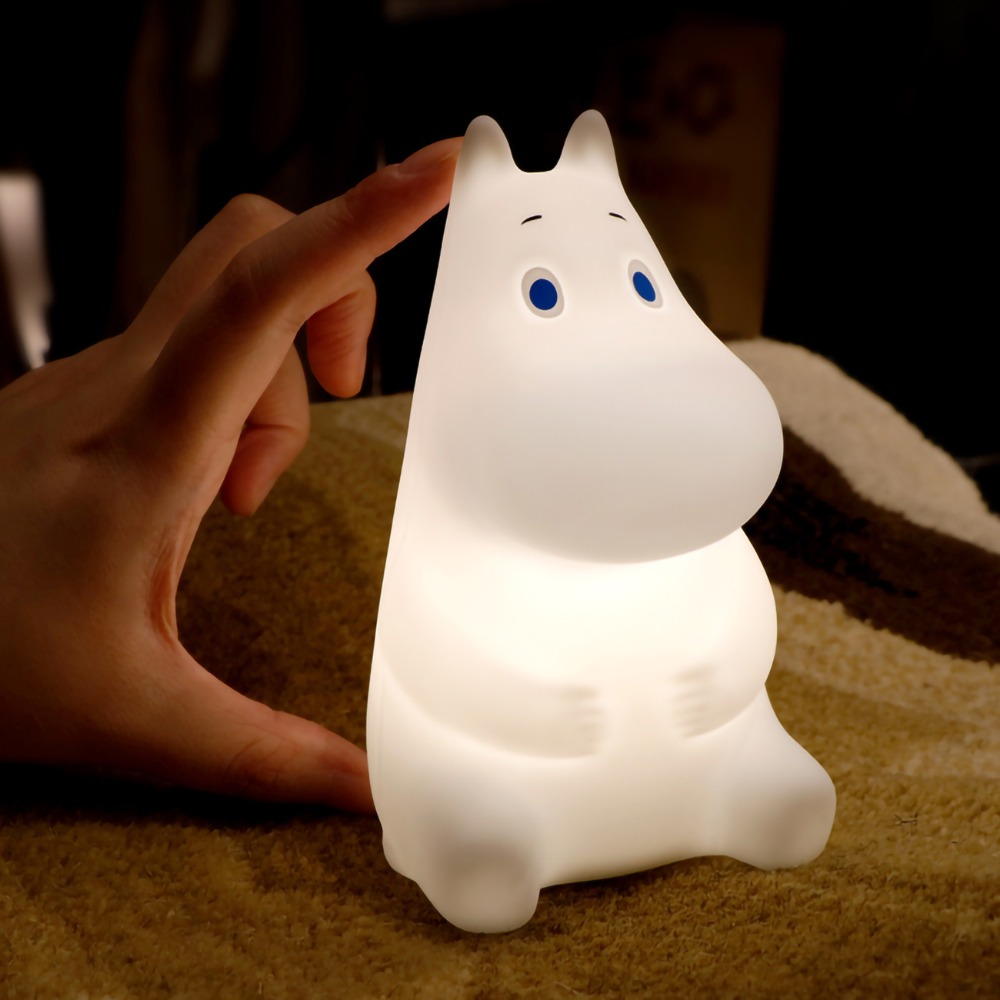 【MOOMIN】矽膠夜燈 姆明 歌妮 造型燈 13cm 22cm 造型夜燈 姆明夜燈 小夜燈 燈 夜燈 柔軟夜燈-規格圖9