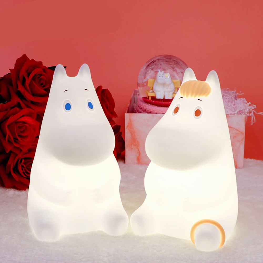 【MOOMIN】矽膠夜燈 姆明 歌妮 造型燈 13cm 22cm 造型夜燈 姆明夜燈 小夜燈 燈 夜燈 柔軟夜燈-規格圖9