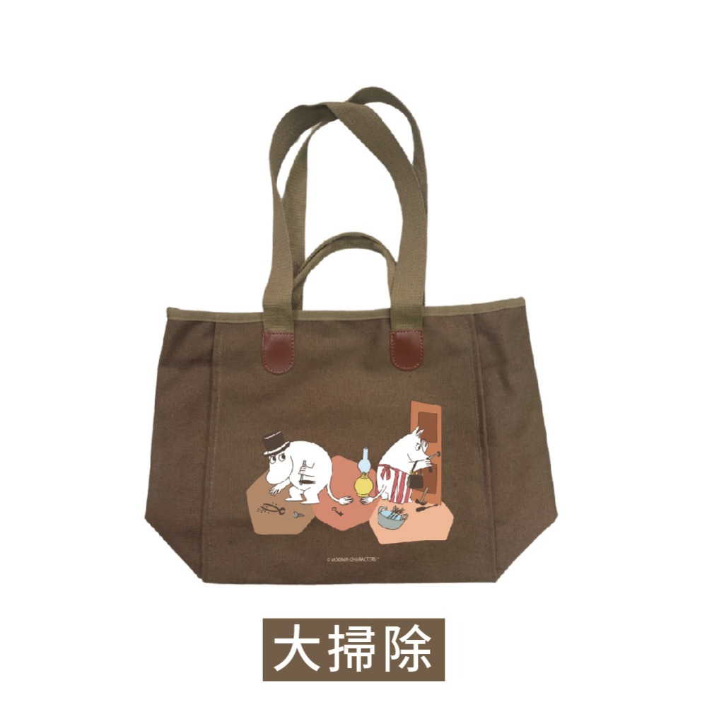 【MOOMIN】大容量通勤包 帆布包 工作包 帆布收納包 側肩包 手提包 大容量手提包 背包 背囊 斜背包 職場包-規格圖2