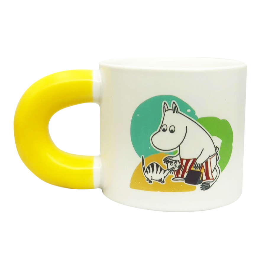 【MOOMIN】多彩撞色胖胖杯 陶瓷杯 玻璃杯 馬克杯 咖啡杯 胖胖杯 水杯 飲料杯-規格圖5