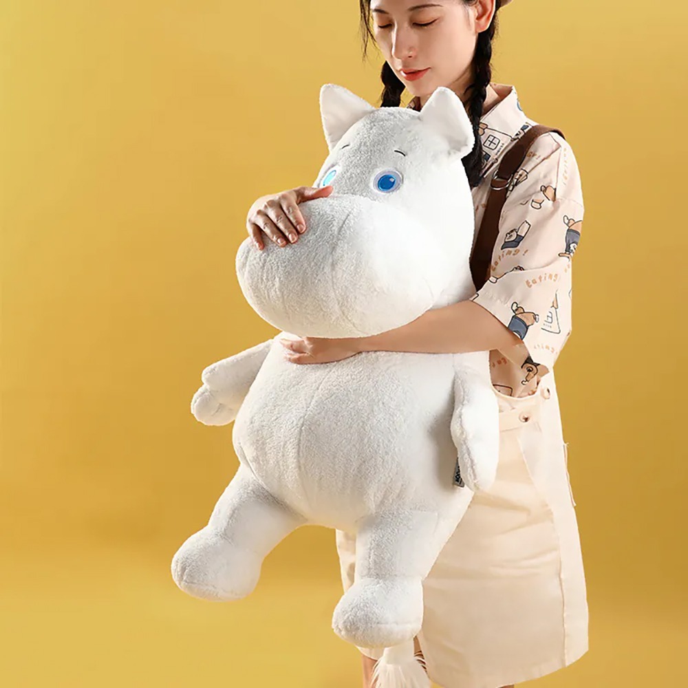 【Moomin】絨毛公仔 76cm 姆明公仔 姆明玩偶 超大姆明 巨霸姆明 填充玩偶 布偶 娃娃-細節圖2