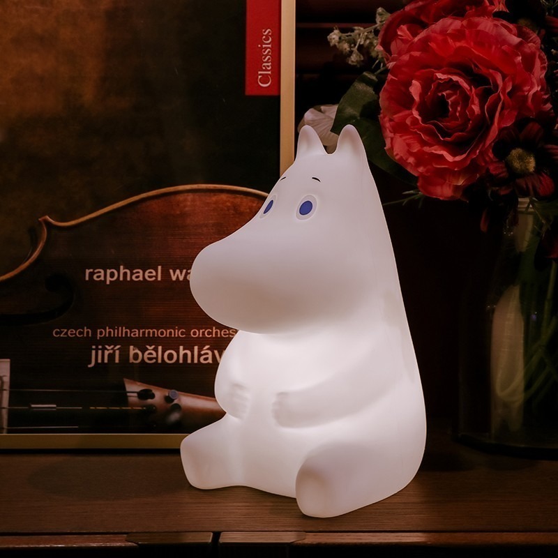 【MOOMIN】矽膠夜燈 歌妮 13cm 22cm 造型夜燈 歌妮夜燈 可兒 小夜燈 睡眠燈-細節圖6