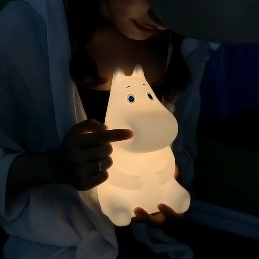 【MOOMIN】矽膠夜燈 歌妮 13cm 22cm 造型夜燈 歌妮夜燈 可兒 小夜燈 睡眠燈-細節圖7