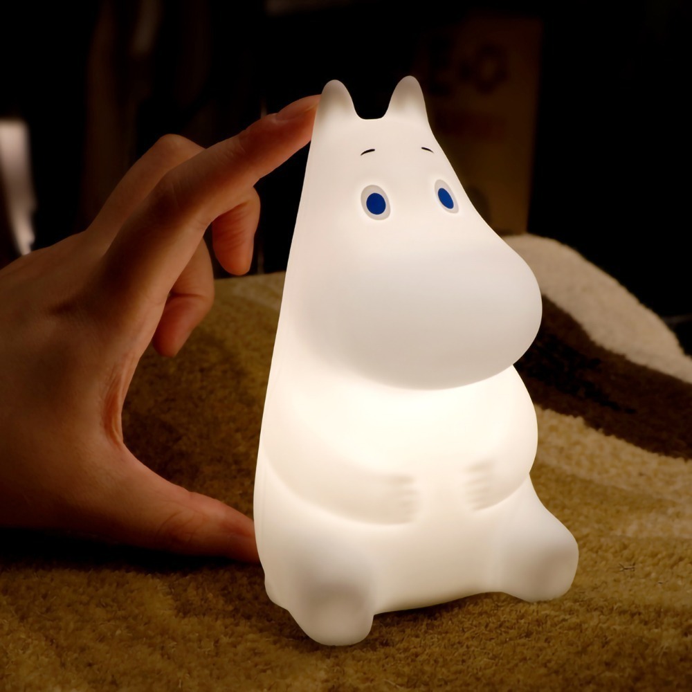 【MOOMIN】矽膠夜燈 歌妮 13cm 22cm 造型夜燈 歌妮夜燈 可兒 小夜燈 睡眠燈-細節圖8