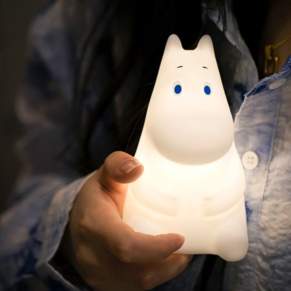 【MOOMIN】矽膠夜燈 歌妮 13cm 22cm 造型夜燈 歌妮夜燈 可兒 小夜燈 睡眠燈-細節圖9