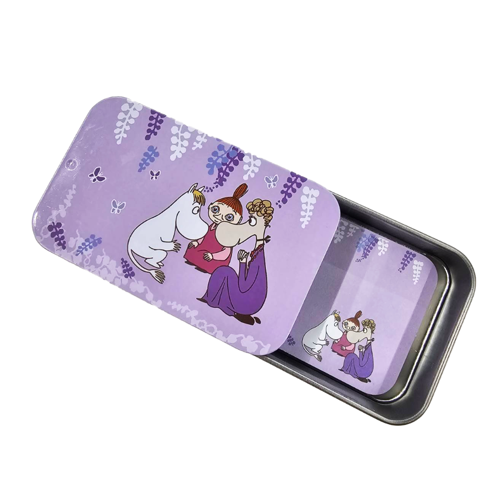 【MOOMIN】歡樂谷鐵盒便條紙  便條紙 手帳 便籤 備忘錄 標籤紙 鐵盒 姆明-規格圖4