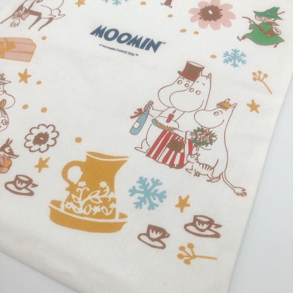 【MOOMIN】歡樂姆明谷 手提購物包 購物包 帆布包 手提包 側肩包-細節圖2