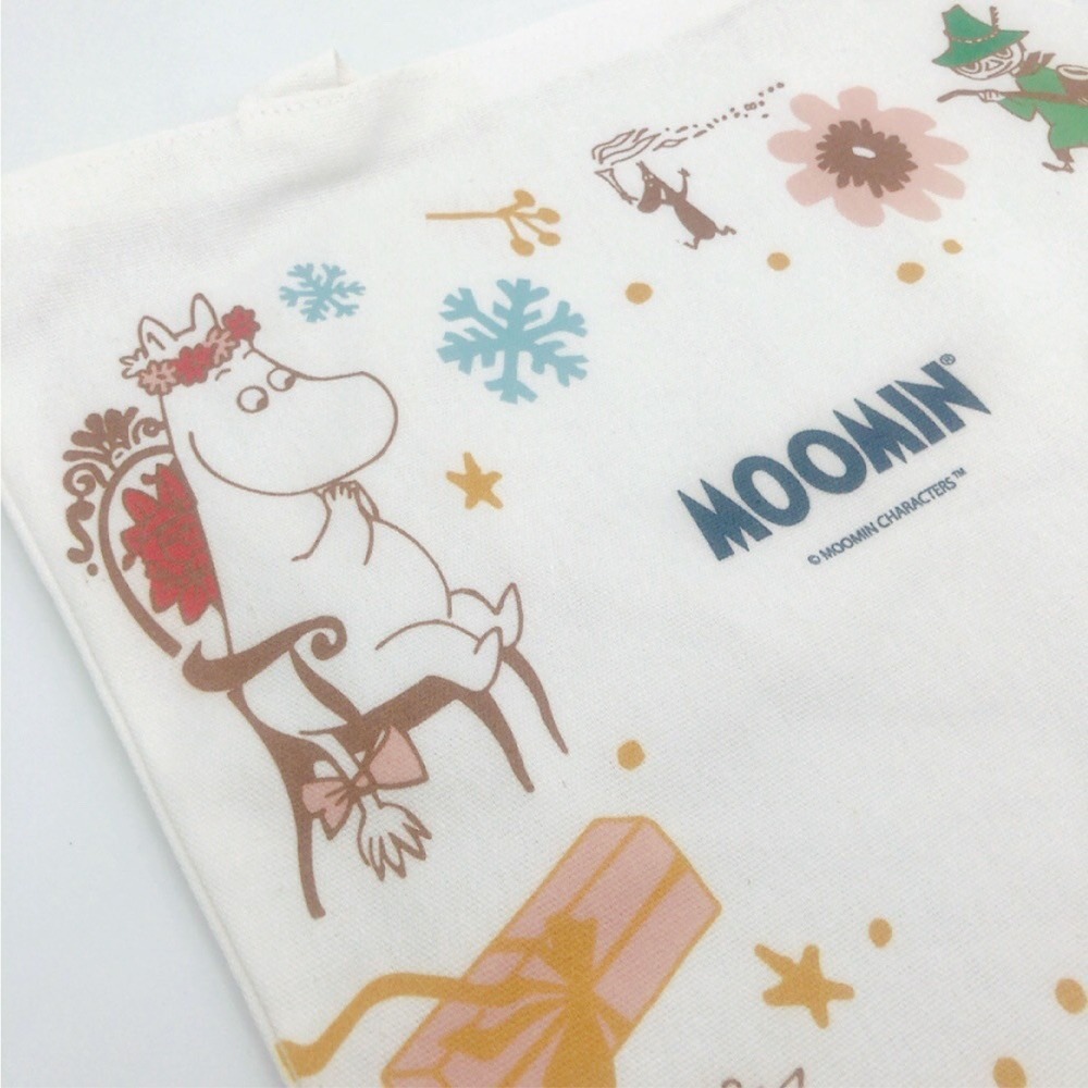 【MOOMIN】歡樂姆明谷 手提購物包 購物包 帆布包 手提包 側肩包-細節圖3