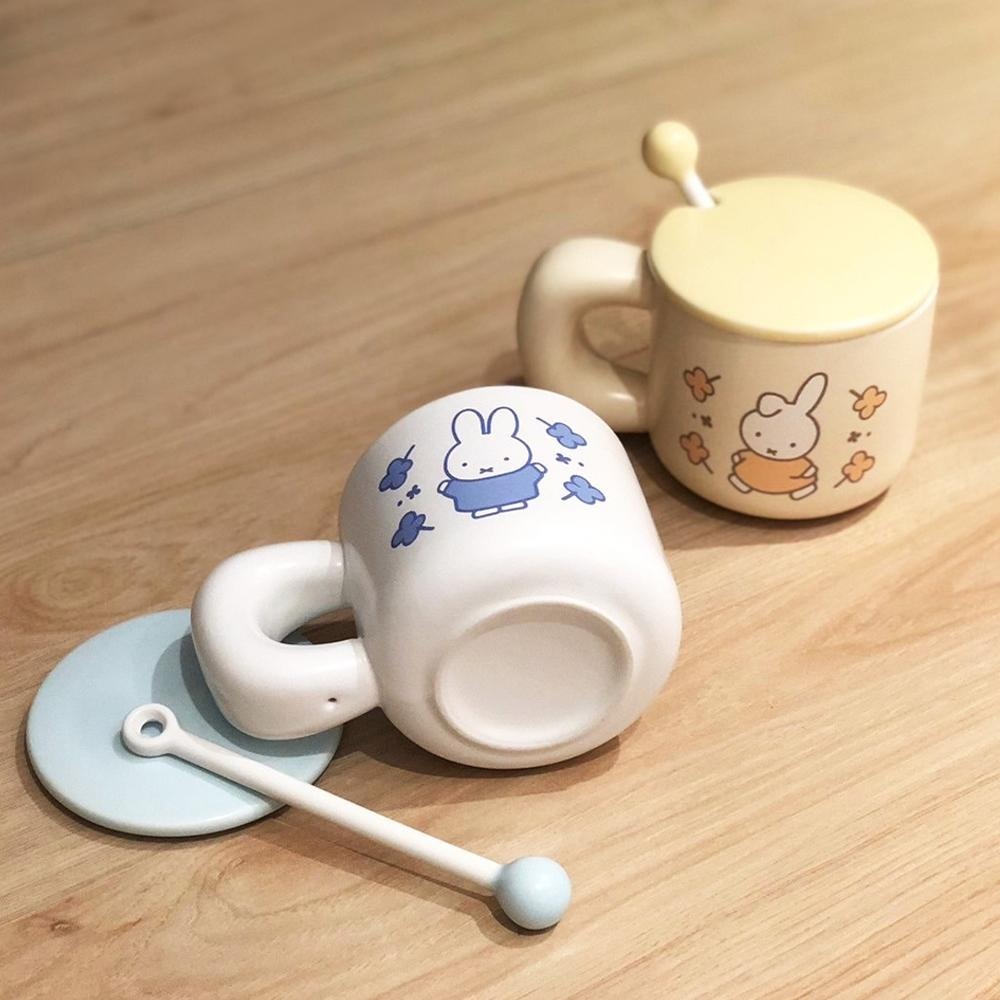 【MIFFY】牛奶陶瓷馬克杯組 馬克杯 陶瓷杯 水杯 茶杯 咖啡杯 杯子 杯子組 陶瓷馬克杯 玻璃杯-細節圖3