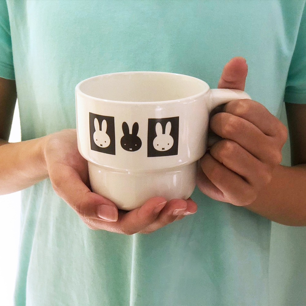 【MIFFY】玩轉米飛疊疊陶瓷杯 陶瓷杯 疊疊杯 杯子 水杯 馬克杯 品茶杯 咖啡杯 水杯-規格圖7