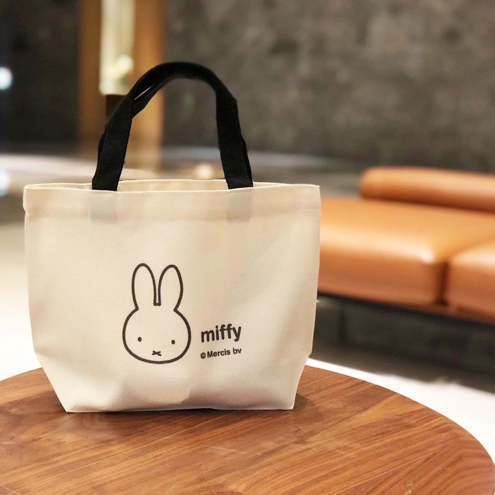 【MIFFY】米飛大頭手提帆布包 手提包 帆布包 小手提 帆布手提包 外出包 便當袋 野餐袋-細節圖5