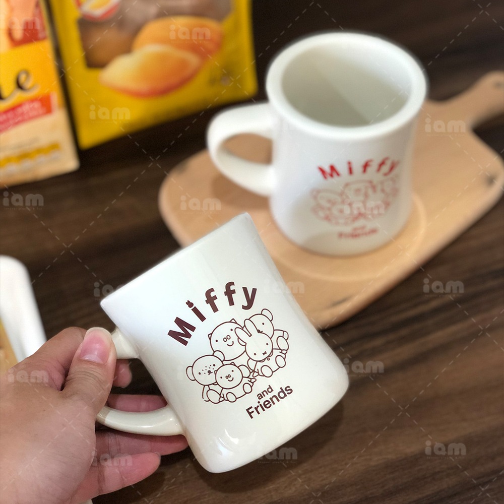 【MIFFY】曲線陶瓷杯 米飛 陶瓷馬克杯 馬克杯 咖啡杯 水杯 陶瓷杯-細節圖4