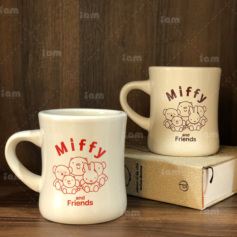 【MIFFY】曲線陶瓷杯 米飛 陶瓷馬克杯 馬克杯 咖啡杯 水杯 陶瓷杯-細節圖5