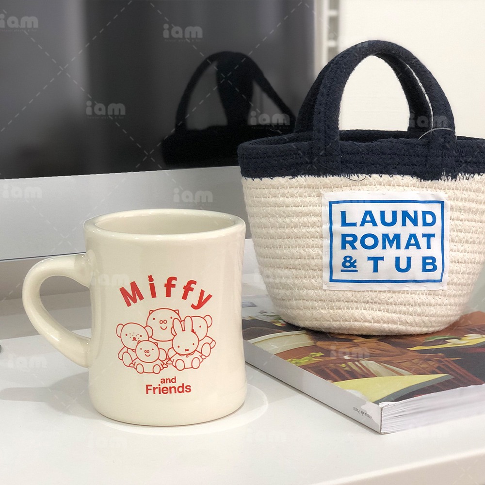 【MIFFY】曲線陶瓷杯 米飛 陶瓷馬克杯 馬克杯 咖啡杯 水杯 陶瓷杯-規格圖5