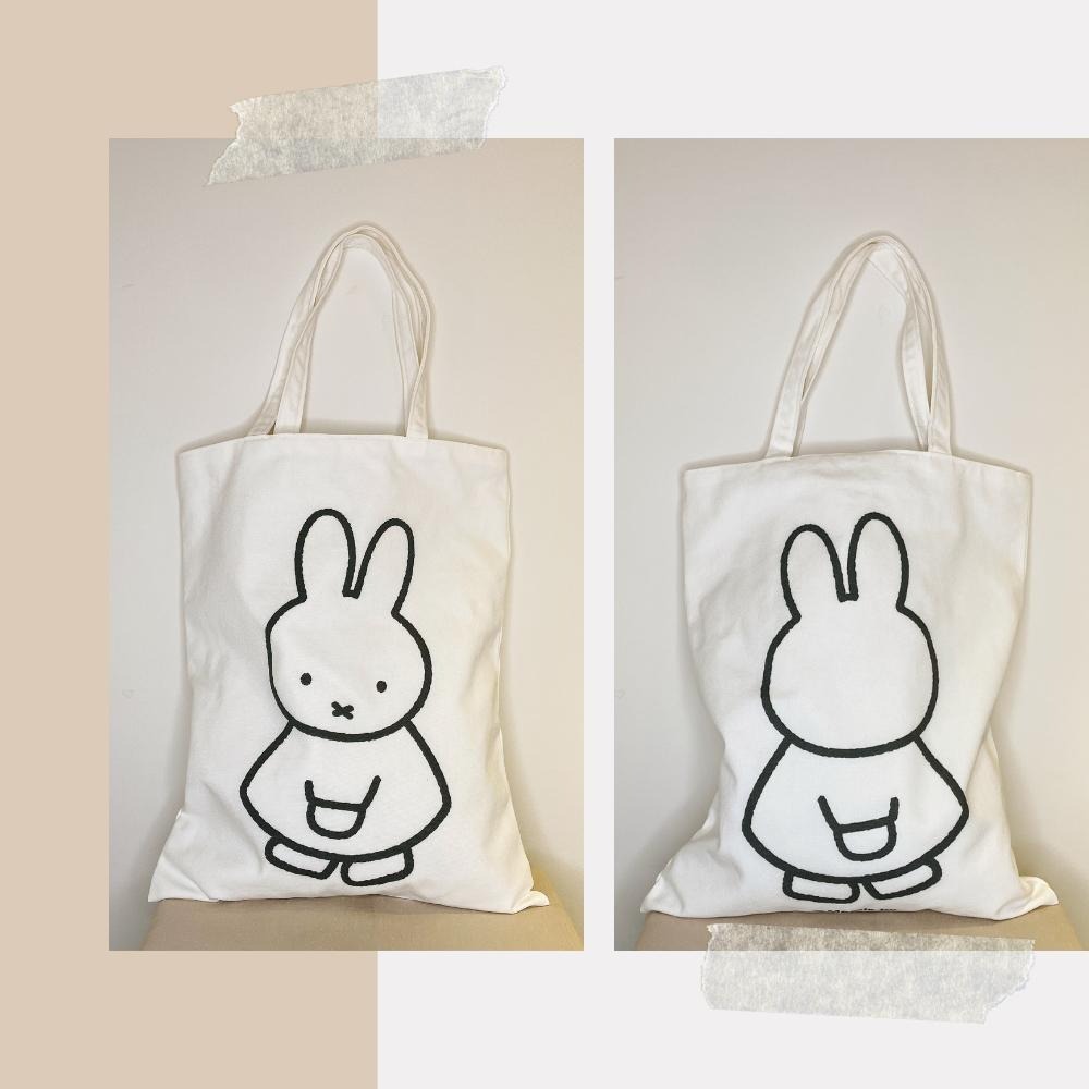 【MIFFY】台灣設計款 大容量帆布購物包 帆布購物袋 超大購物袋 購物袋 帆布袋 帆布包-細節圖4