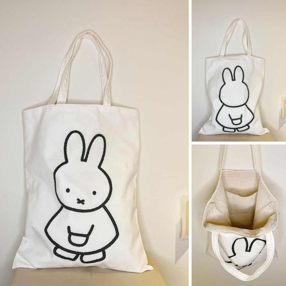 【MIFFY】台灣設計款 大容量帆布購物包 帆布購物袋 超大購物袋 購物袋 帆布袋 帆布包-細節圖5