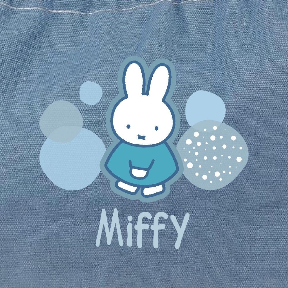 MIFFY 米飛兔插畫 手提小布包 帆布袋 手提袋 束口帆布袋 單肩包 提袋 環保袋 購物袋 米菲 正版授權-細節圖2