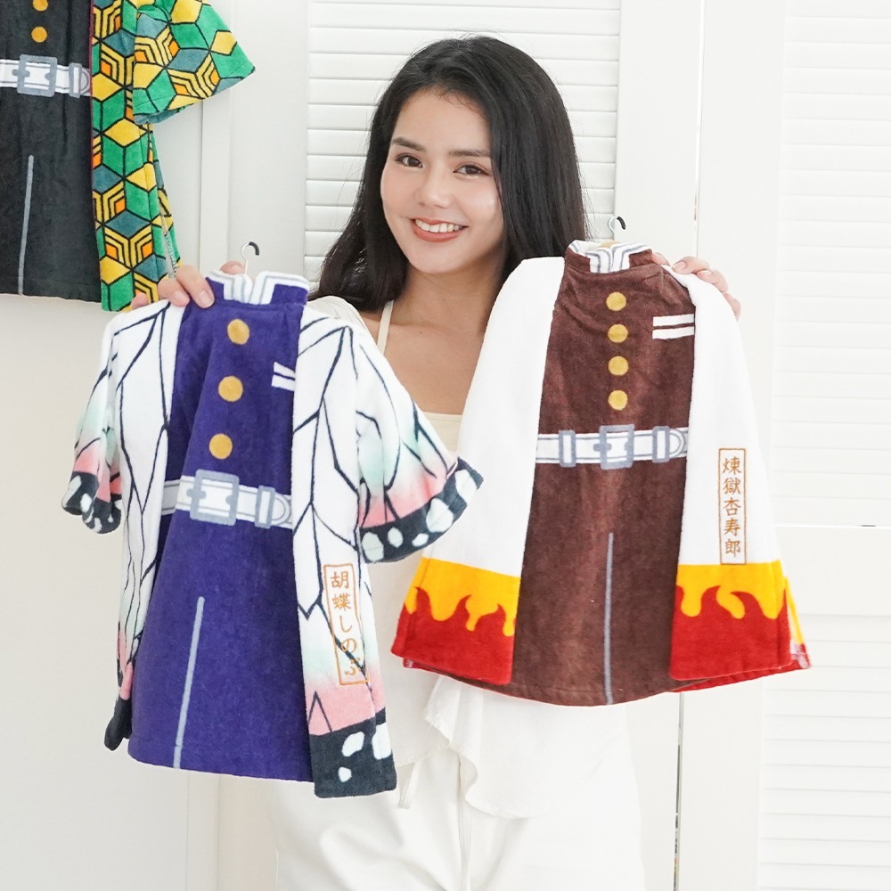 【鬼滅之刃】日本丸真 純棉毛巾 擦手巾 純棉擦手巾 毛巾 吸水毛巾-細節圖2