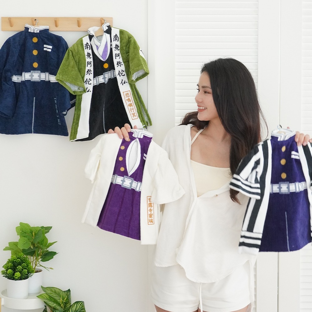 【鬼滅之刃】日本丸真 純棉毛巾 擦手巾 純棉擦手巾 毛巾 吸水毛巾-細節圖3