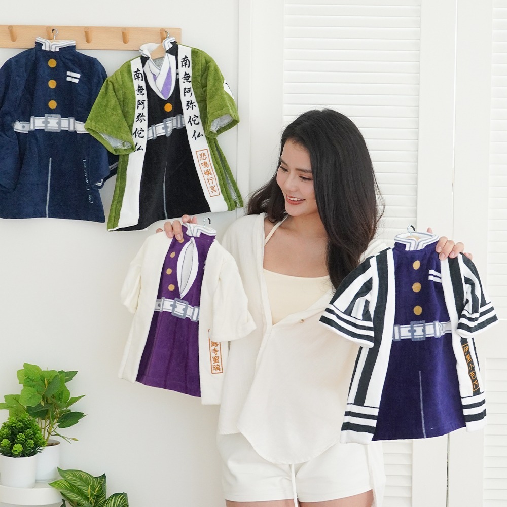 【鬼滅之刃】日本丸真 純棉毛巾 擦手巾 純棉擦手巾 毛巾 吸水毛巾-細節圖4