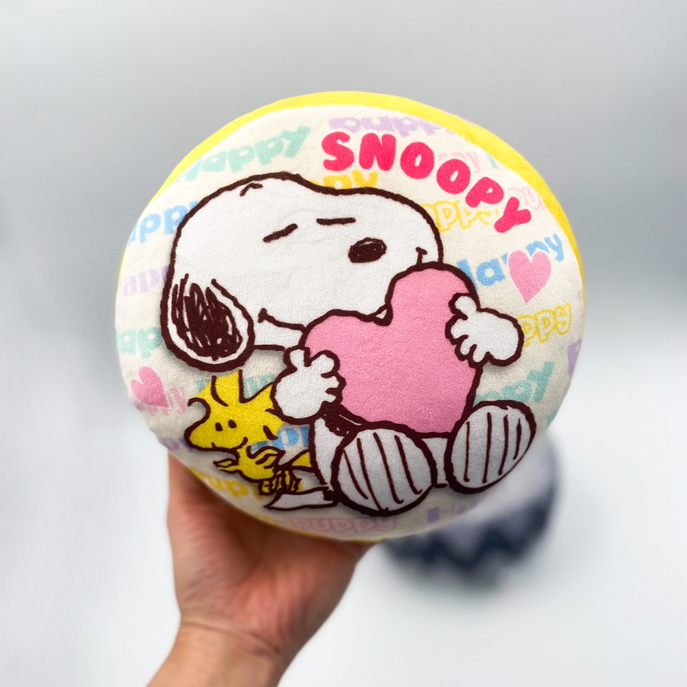 【SNOOPY】迷你雙面小圓抱枕 抱枕 靠枕 午睡枕 枕頭 史奴比-細節圖2