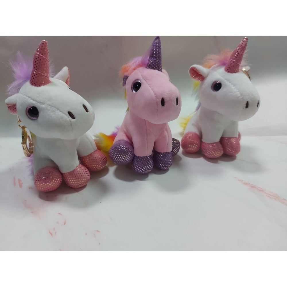 可愛彩色獨角獸掛吊飾 | 紫色、白色-細節圖3