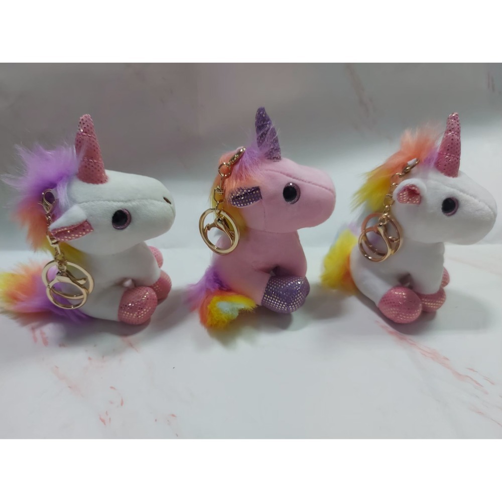 可愛彩色獨角獸掛吊飾 | 紫色、白色-細節圖4