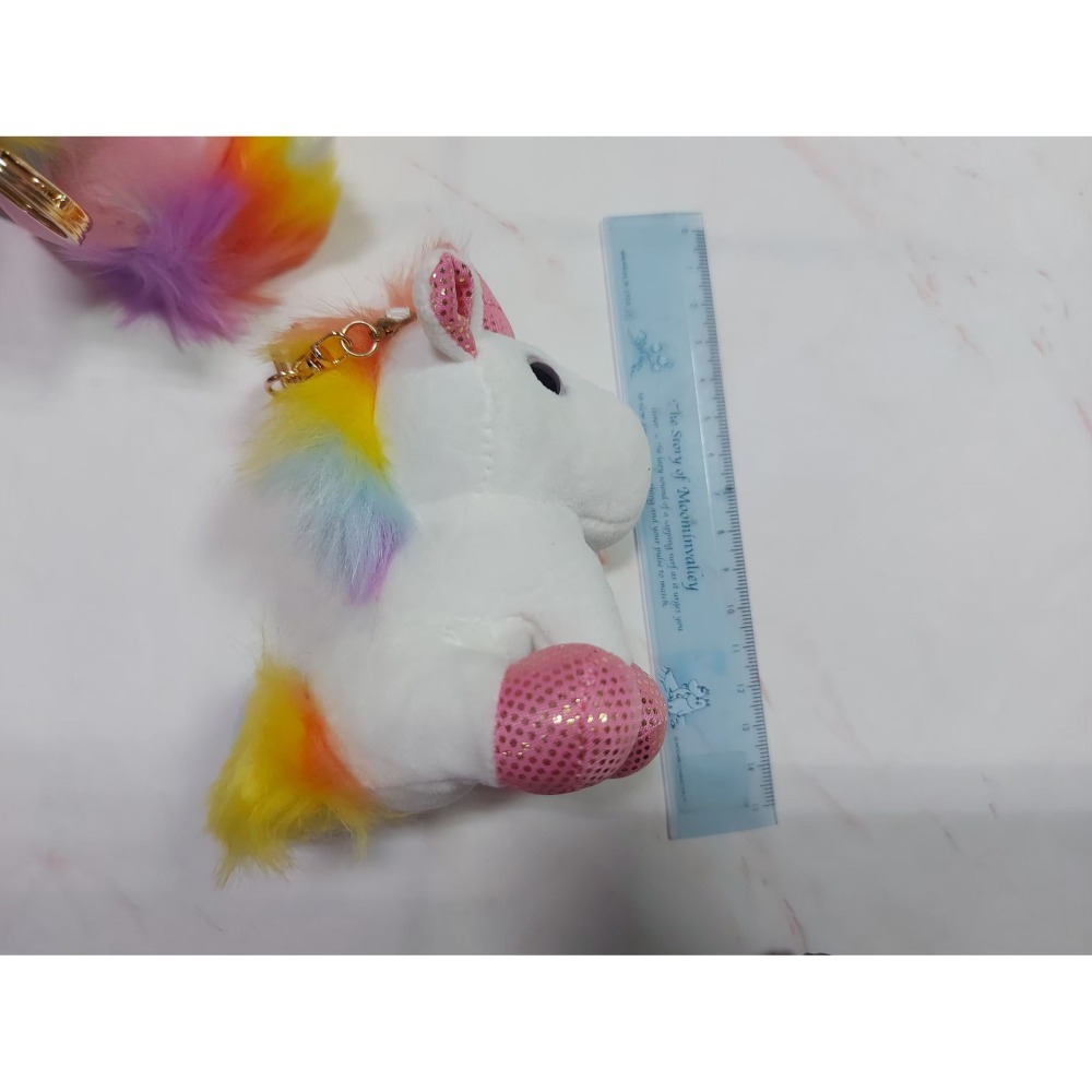 可愛彩色獨角獸掛吊飾 | 紫色、白色-細節圖5