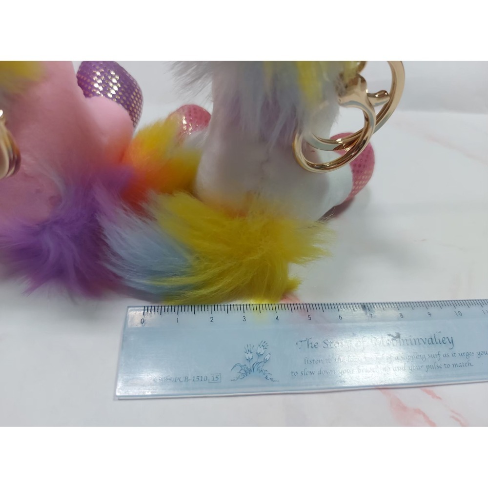 可愛彩色獨角獸掛吊飾 | 紫色、白色-細節圖6